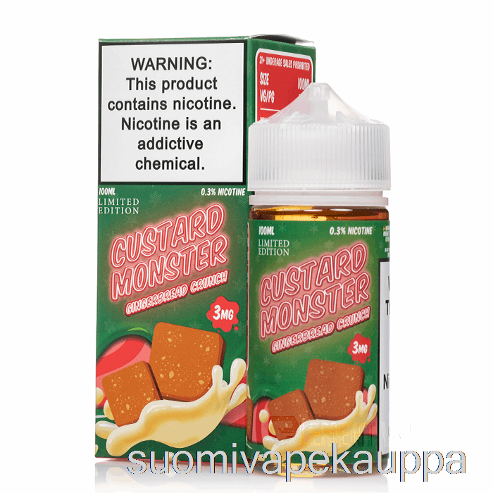 Vape Nesteet Piparkakkucrunch - Vaniljakastikehirviö - 100ml 6mg